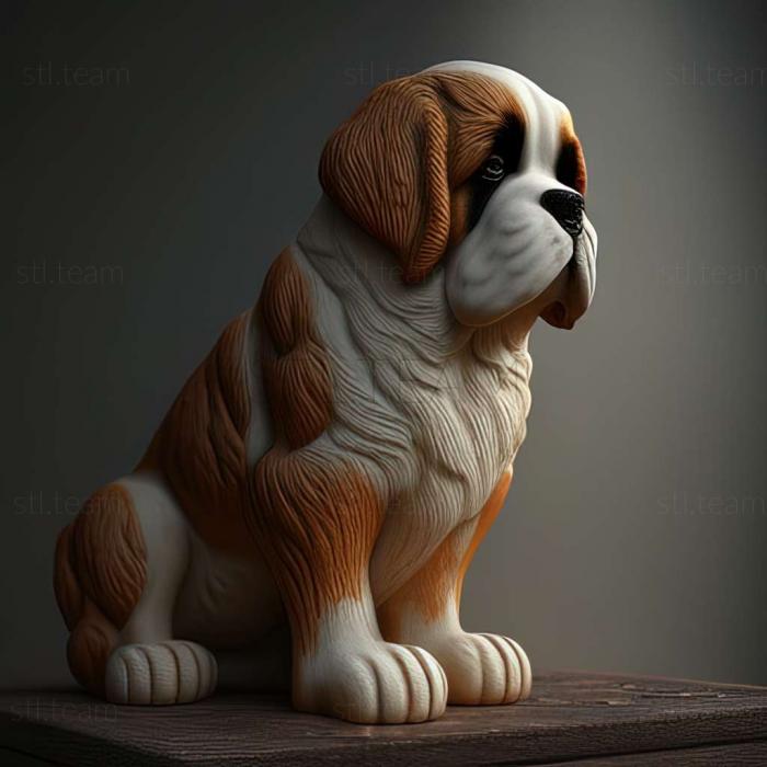 Animals StBernard dog